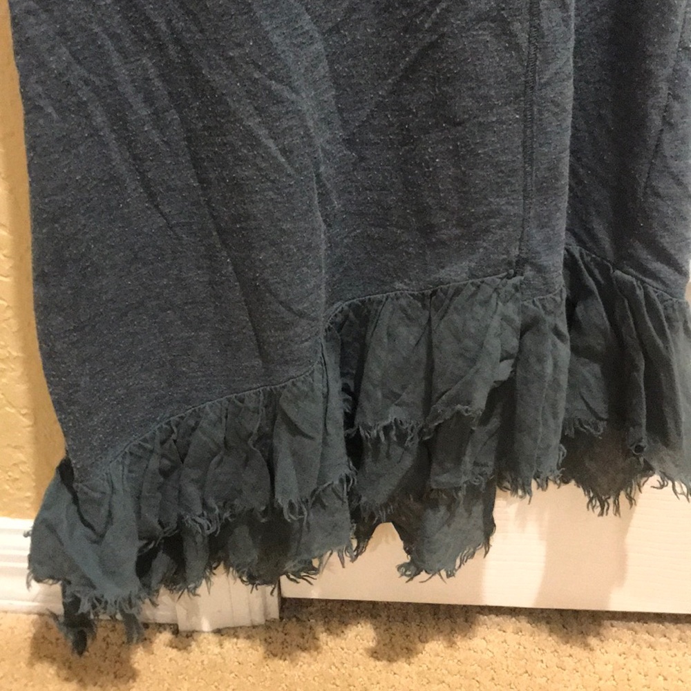 Splendid Ruffle Bottom Racerback Top XS - Picture 3 of 5